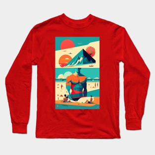 Muscle Man Beach Long Sleeve T-Shirt